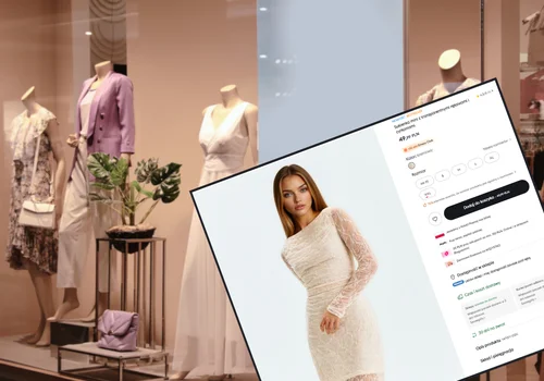 Ta sukienka z Sinsay za 49 zł to pewniak na Komunię i Chrzciny! Cyrkonie i koronki dodają szyku - kolor subtelnej naturalności