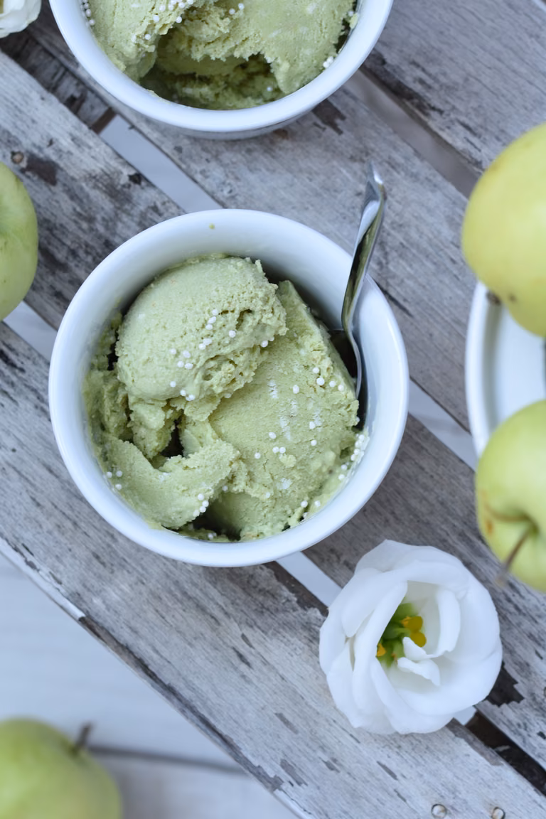 lody z cukinii, ricotty i limonki