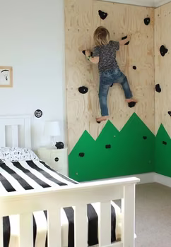 Mini ścianka wspinaczkowa