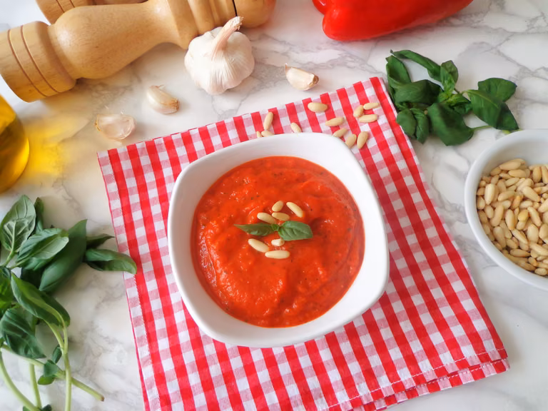 Pesto z pieczonej papryki