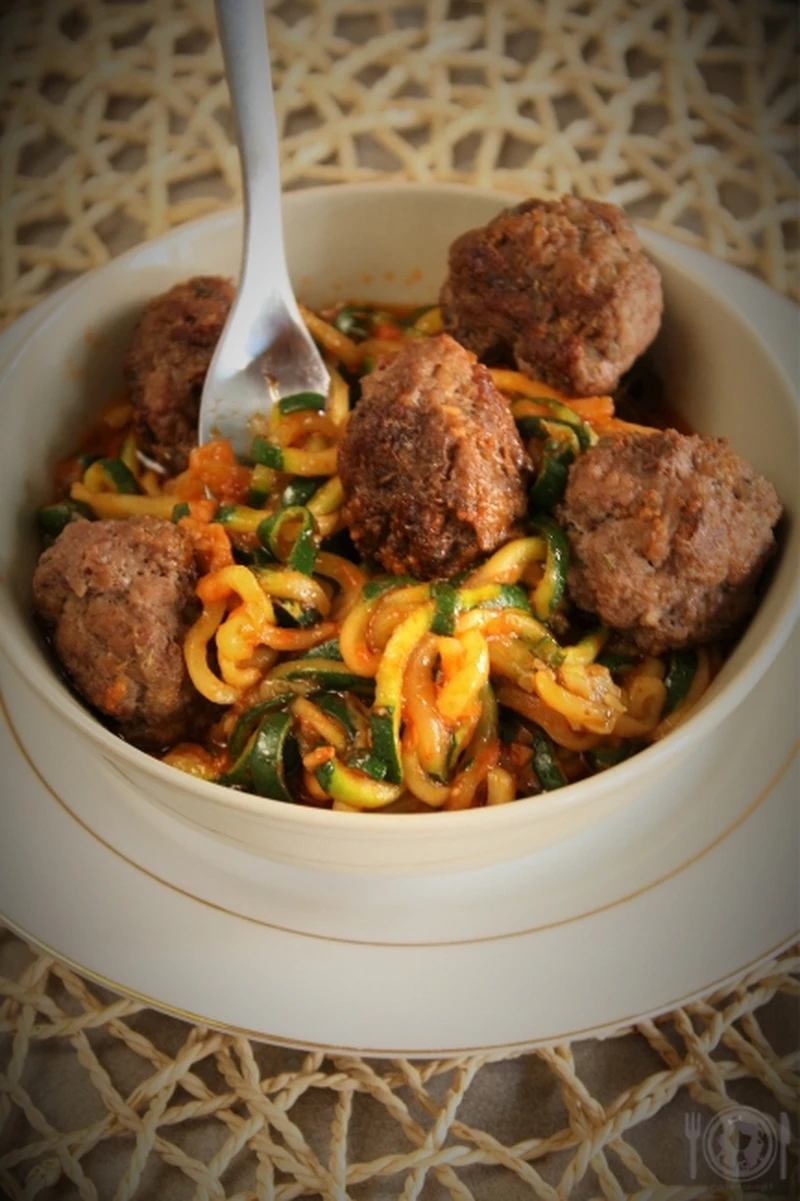 Keto spaghetti z pulpecikami (Paleo, LowCarb)