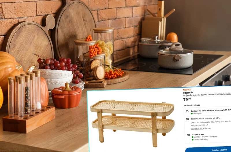 Suszenie ziół nigdy nie było tak stylowe! Ten bambusowy stojak z IKEA to hit za 79,99 zł!