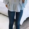 Elegancka stylizacja z jeansami
