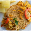 Schab w warzywach