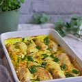 Filet z kurczaka w porach, w sosie curry