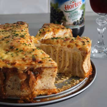 Zakręcany tost z serem i szynką