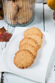 Chrupiące ciasteczka owsiano kokosowe