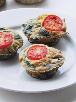 FIT muffiny jajeczne ze szpinakiem