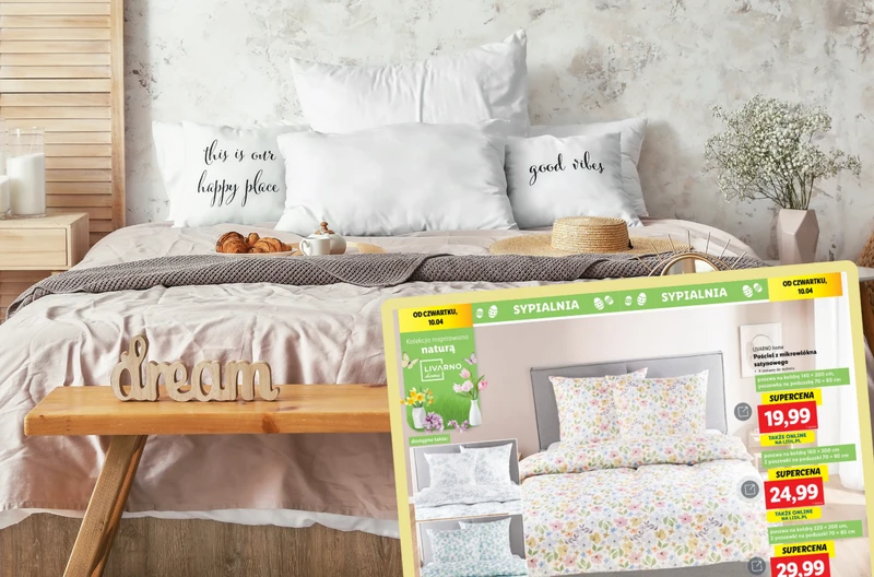 Lidl idzie na całość i wyprzedaje pościele za 19,99 zł! Promocja rusza od jutra, kto pierwszy ten lepszy