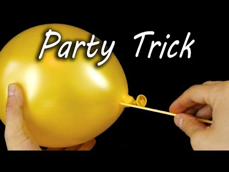 Trik z balonem na imprezę