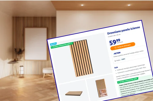 Te drewniane panele z Action odmienią nudną ścianę w godzinę! Metamorfoza za 60 zł, bez fachowców, a efekt zachwyca