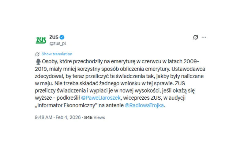 Zdjęcie WAŻNE: ZUS przeliczył emerytury! 200 zł podwyżki dla tych seniorów bez składania wniosku #1