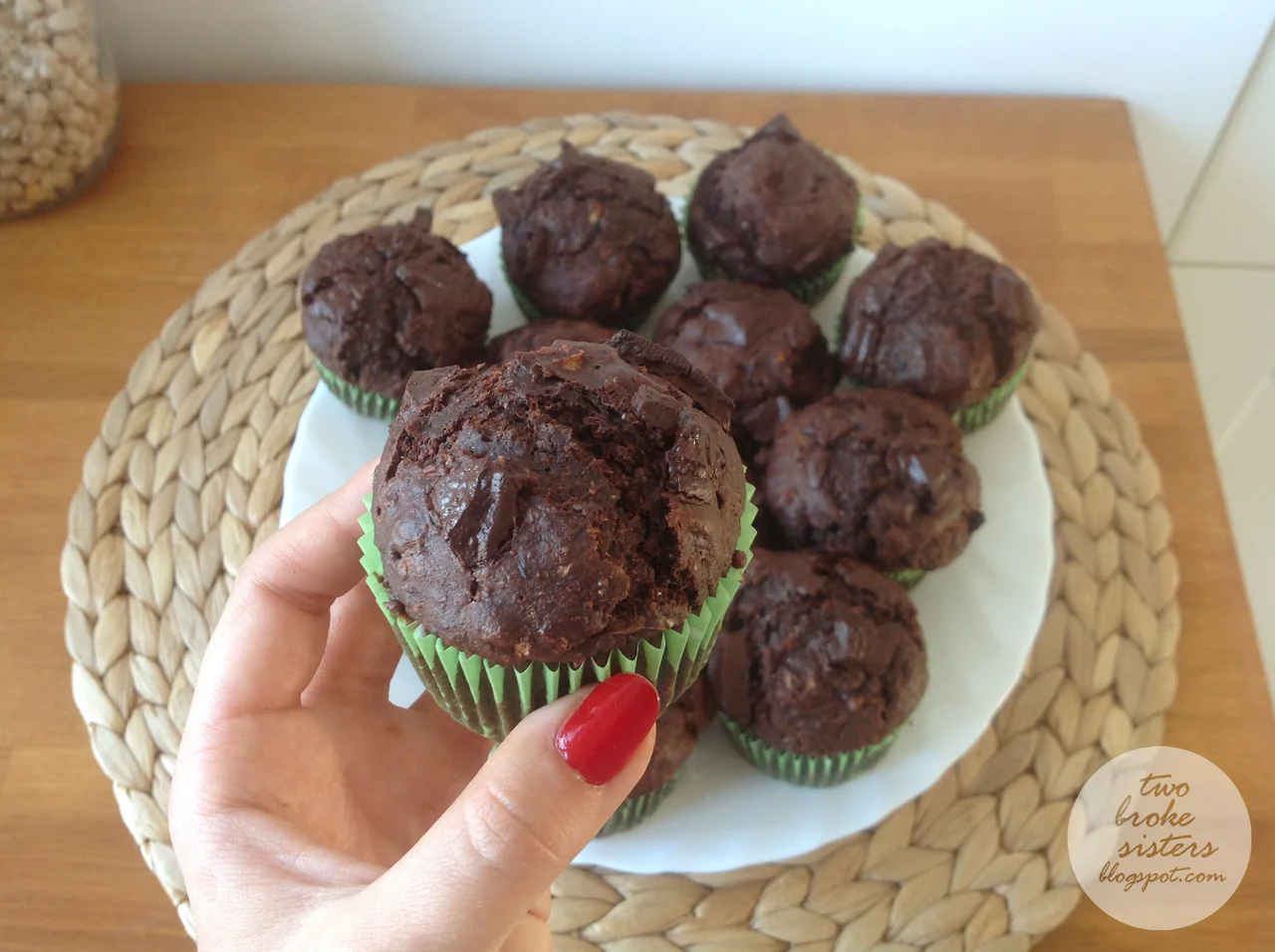 Obłędnie czekoladowe muffinki z cukinią