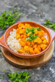 Curry z dyni i kurczaka