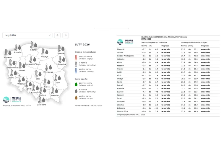 Zdjęcie IMGW opublikowało prognozę pogody na ferie 2026! A jeden zimowy miesiąc szczególnie zaskoczy #2