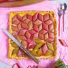 Tarta z rabarbarem i budyniem