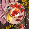 Owsiane pancakes (bezglutenowe) z owocami