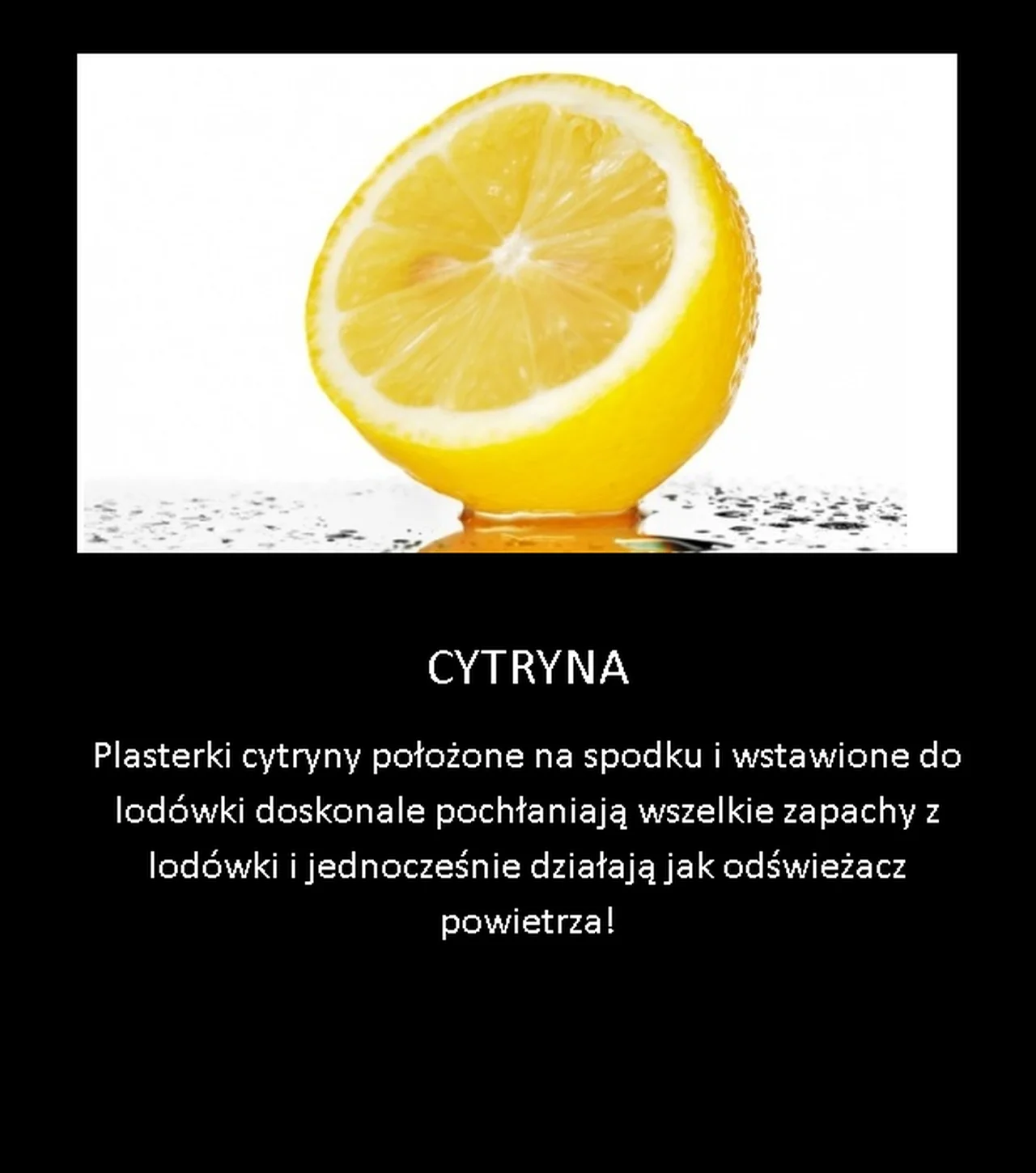 Cytrynowy trik kuchenny