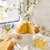 Babka cytrynowa z rabarbarem