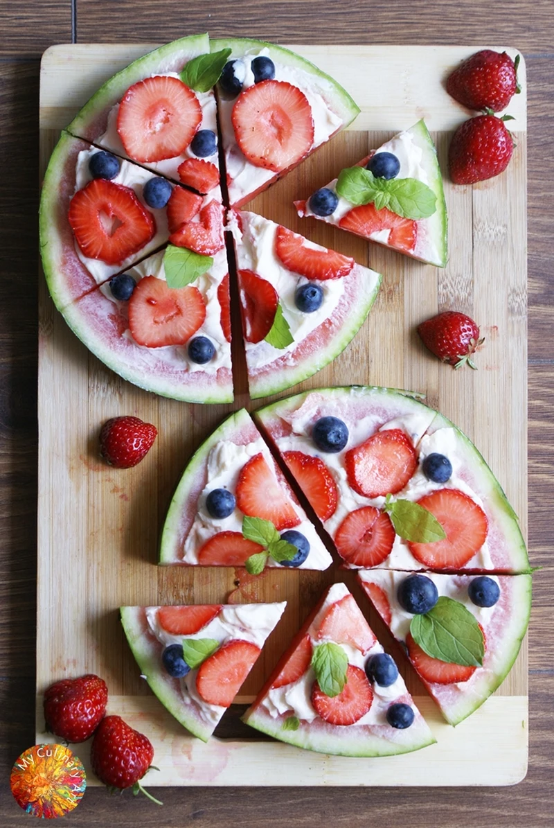 Arbuzowa "pizza"