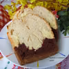 Kolorowa babka trójsmakowa. Babka na białkach.