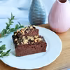 DIETETYCZNE BROWNIE Z CZERWONEJ FASOLI Z POLEWĄ I ORZECHAMI