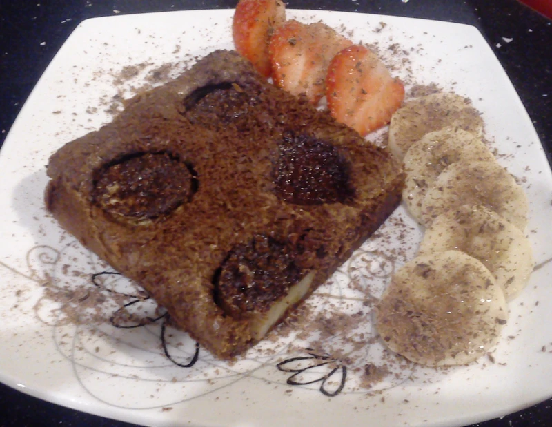 Brownie z bananami