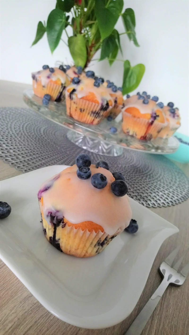 Muffiny z Borówkami