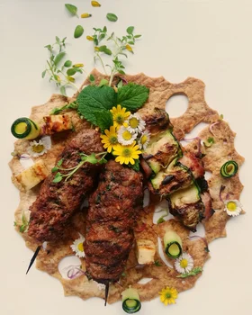 Grillowane kofty z wołowiny