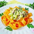 Pappardelle z bobem