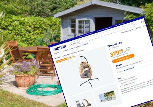 Ten wiszący fotel co roku robi furorę! Action odpalił właśnie promocję tygodnia i klienci ruszyli do sklepów