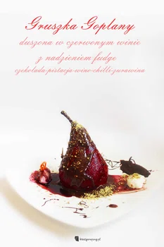 Gruszka duszona w winie na dzień matki