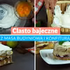 Ciasto bajeczne z masą budyniową i konfiturą