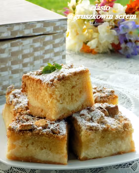 ciasto z gruszkowym serem