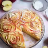 Tarta z jabłkami i budyniem!