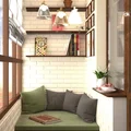 Zabudowany balkon