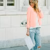 Pastelowa casual set