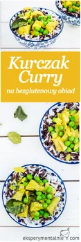kurczak na obiad w orientalnych klimatach, czyli Kuczak curry w mleczku kokosowym z groszkiem