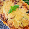 Musaka (Moussaka) grecka zapiekanka z bakłażanem i mięsem mielonym