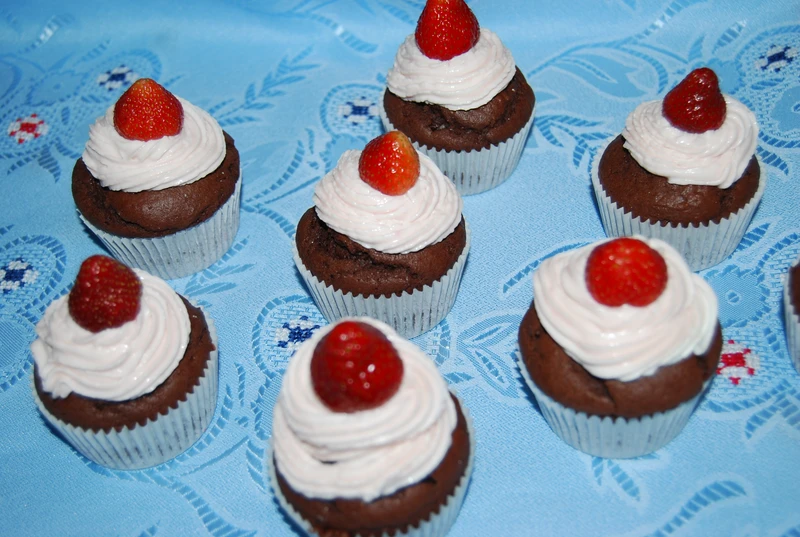 Babeczki z kremem mascarpone