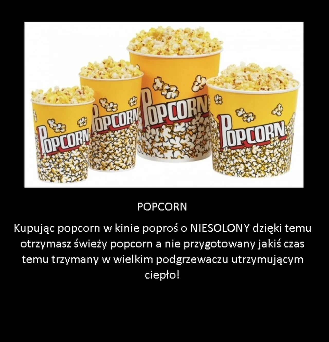 Kupując popcorn w kinie...