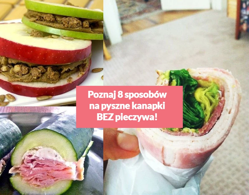 Brak pomysłu na przekąskę? Poznaj 8 sposobów na pyszne kanapki bez pieczywa!