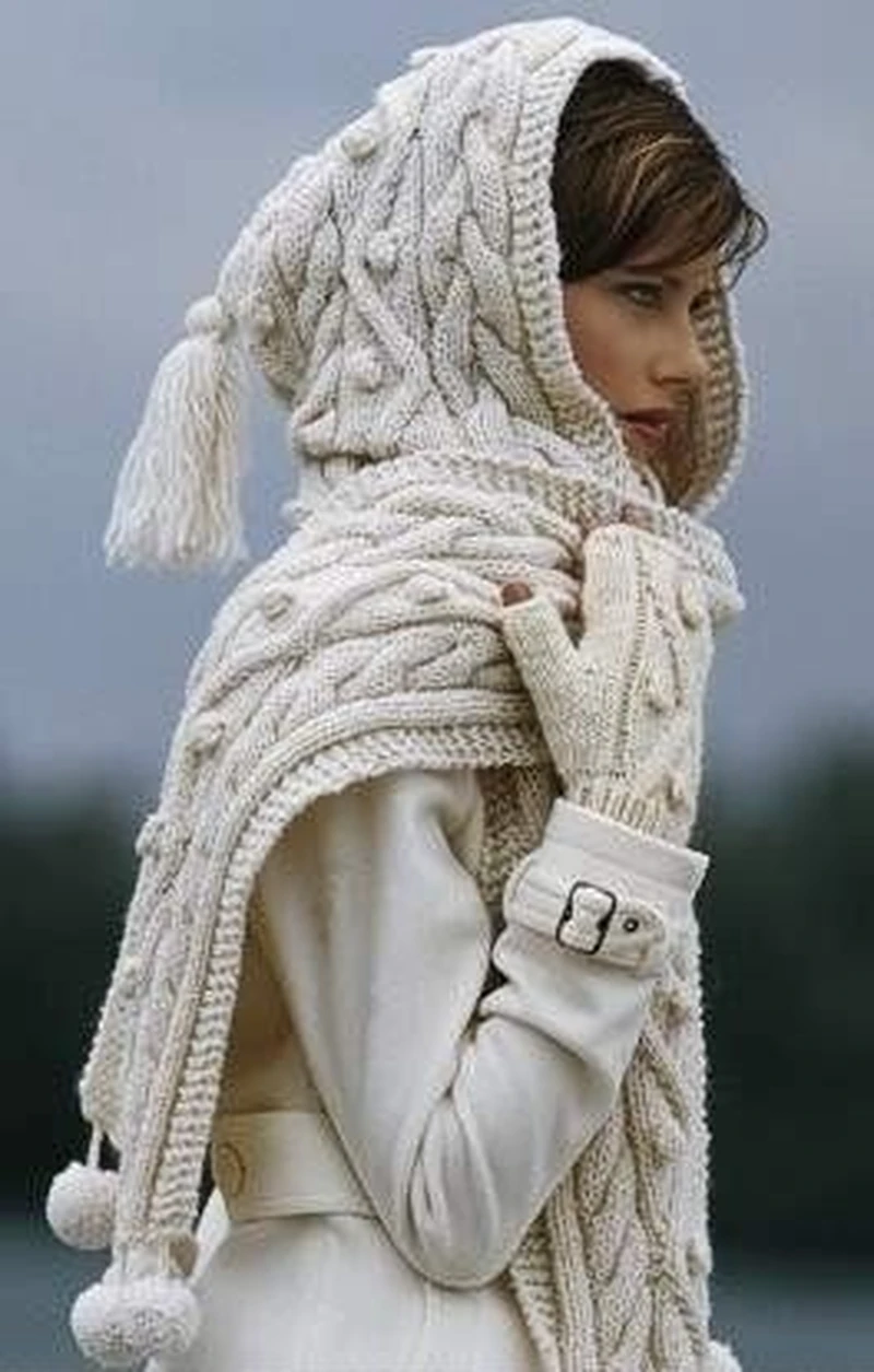 Ekstra szal z kapturem