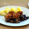 Pulpety drobiowe z grzybami leśnymi