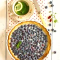 Tarta z borówkami i galaretką jogurtową