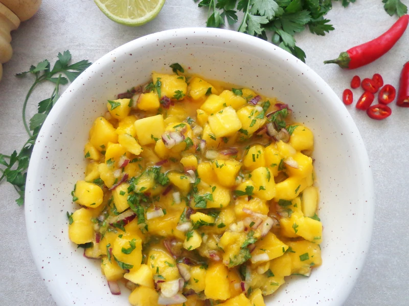 Salsa mango - idealna do do potraw mięsnych i rybnych