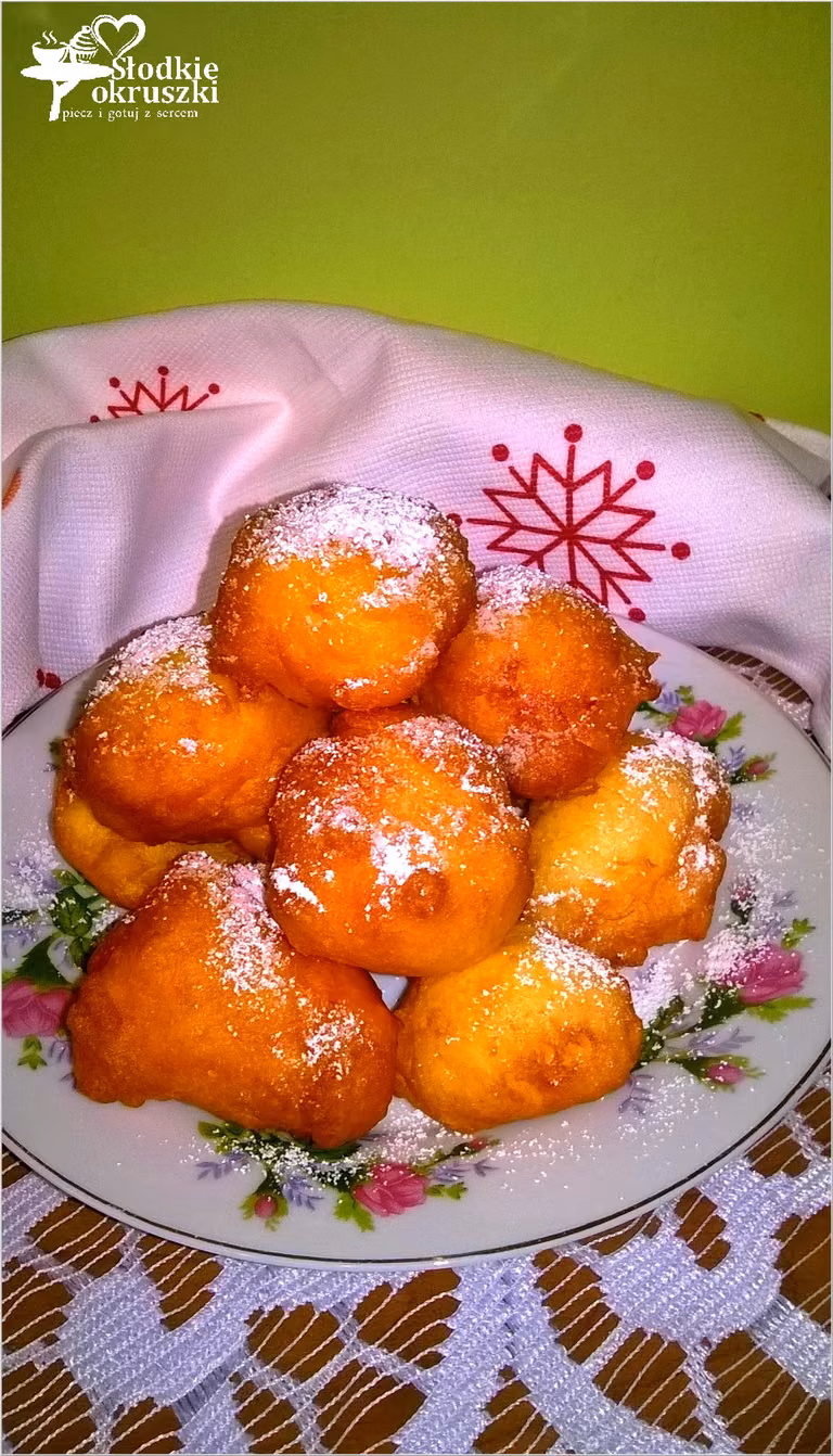Szybkie mini pączki waniliowe