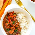 Warzywny stir-fry s kurczakiem