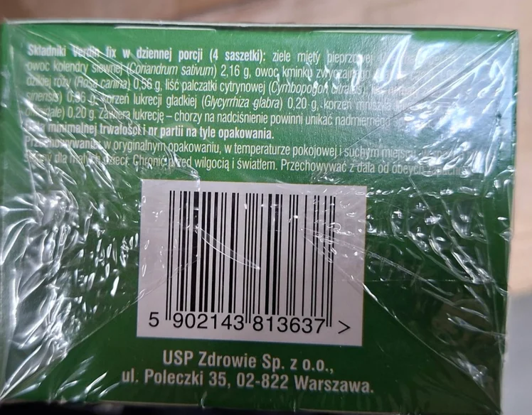 Zdjęcie Salmoenlla w popularnym, ziołowym suplemencie diety! GIS zdecydował o wycofaniu partii #5