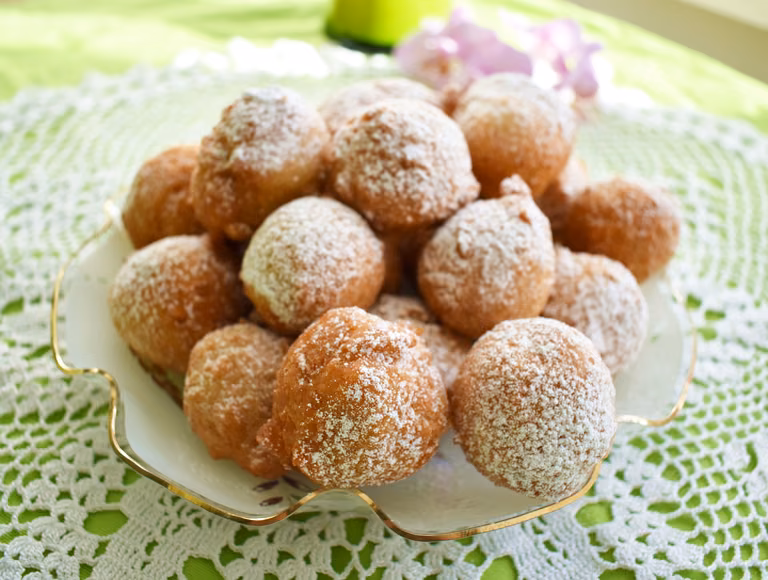 Waniliowe pączki serowe